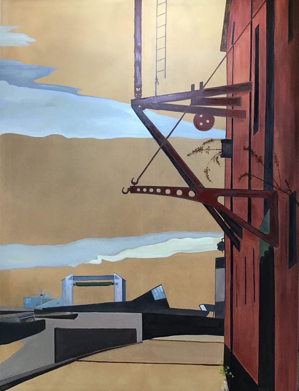 Maggiesblog Painting Cargo Hoist