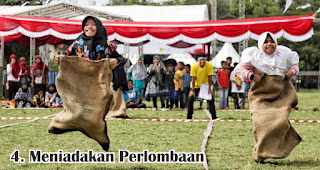 Meniadakan Perlombaan merupakan salah satu aturan perlombaan 17 agustus ditengah pandemi