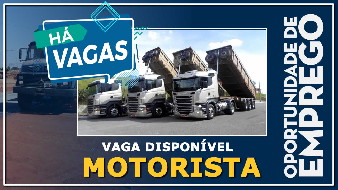 vaga para motorista