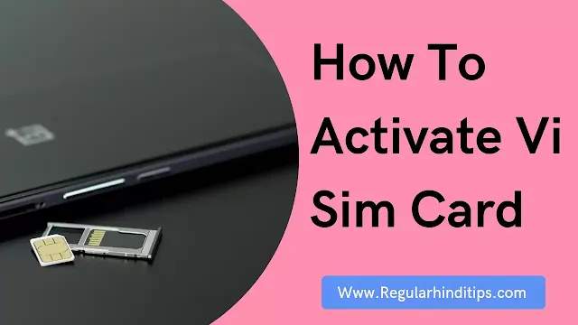 How to Activate Vi Sim Card,