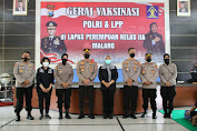  Serbuan Vaksin Polresta Malang Kota dlm rangka HUT Polwan ke 73.