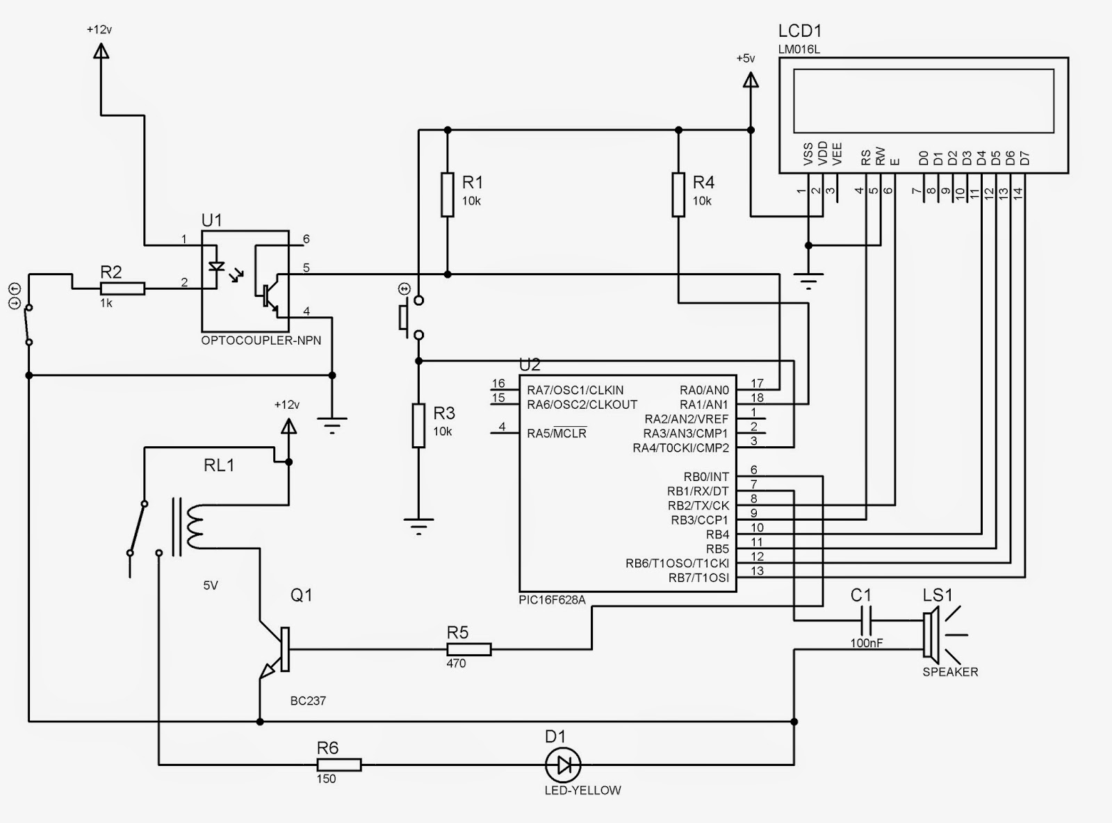 KAÇAK GAZ &amp; YANGIN ALARMI PROJESİ Elektrik Elektronik Projeleri