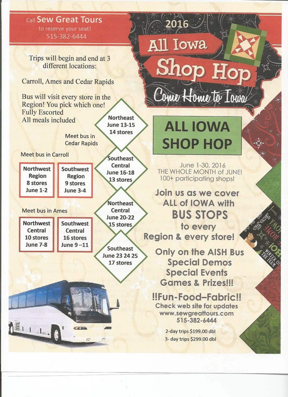 Adel Quilting & Dry Goods Co. What's next? All Iowa Shop Hop!