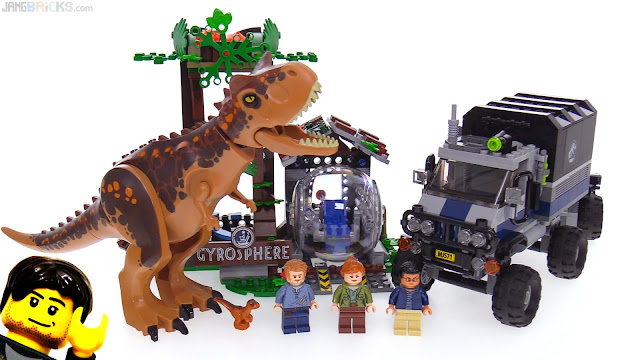 180421b Lego Jurassic World Carnotaurus Gyrosphere Escape