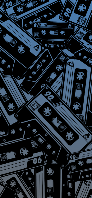 nostalgic tape music retro wallpaper