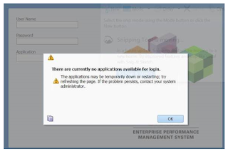 DRM Error:There are currently no applications available for login