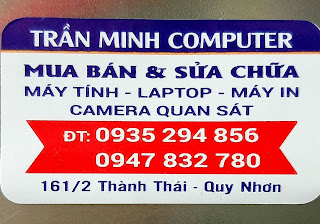 Địa chỉ sửa máy tính tận nhà ở Quy Nhơn - Bình Định