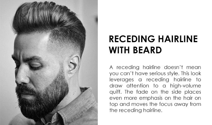 Receding Hairline with Beard | 29 Different type of Tapper Fade Haircuts for Men | NeoStopZone