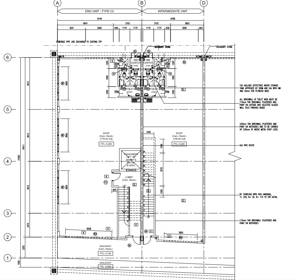 Nusajaya Square 2 Floor Plan of 3 Storey Intermediate Lots