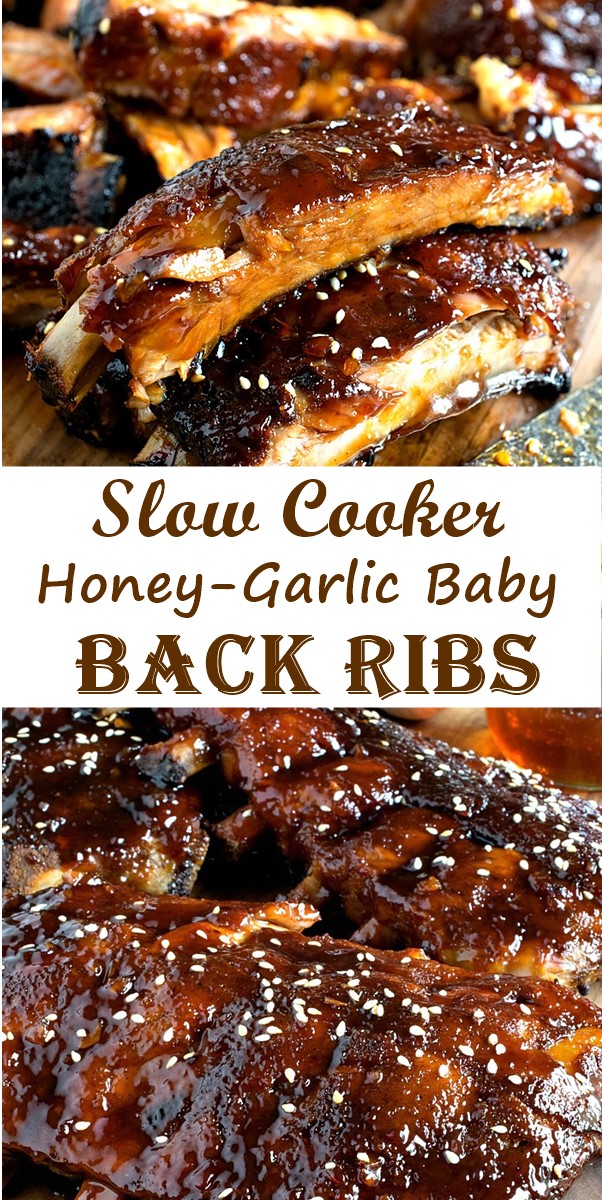 Slow Cooker HoneyGarlic Baby Back Ribs New Delicious