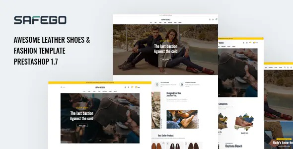 Best Leather Shoes And Fashion Prestashop Theme