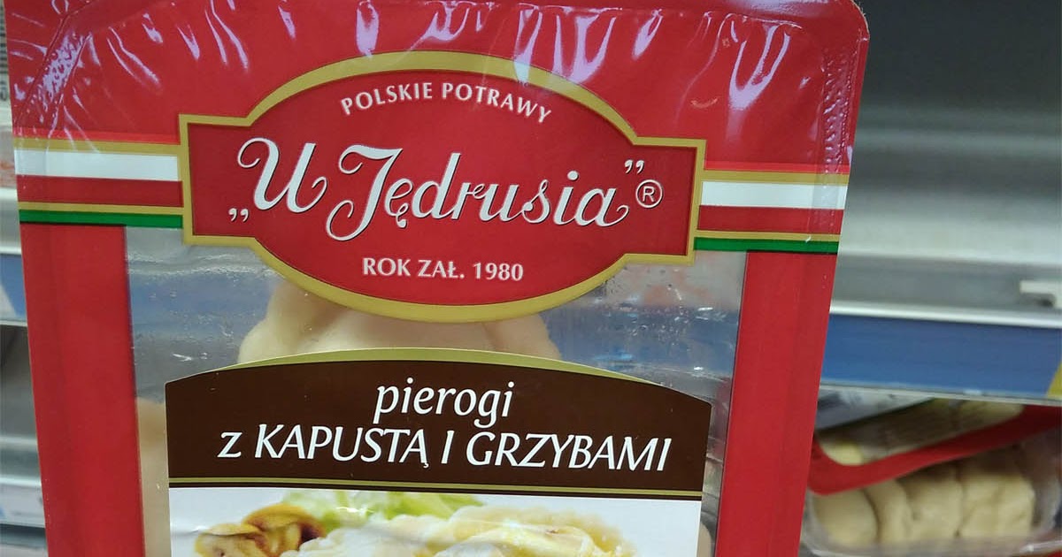Pierogi, U Jędrusia Wegańskie Zakupy