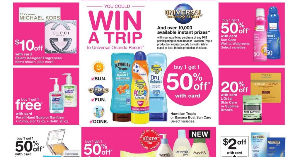 Sunday circular coupons