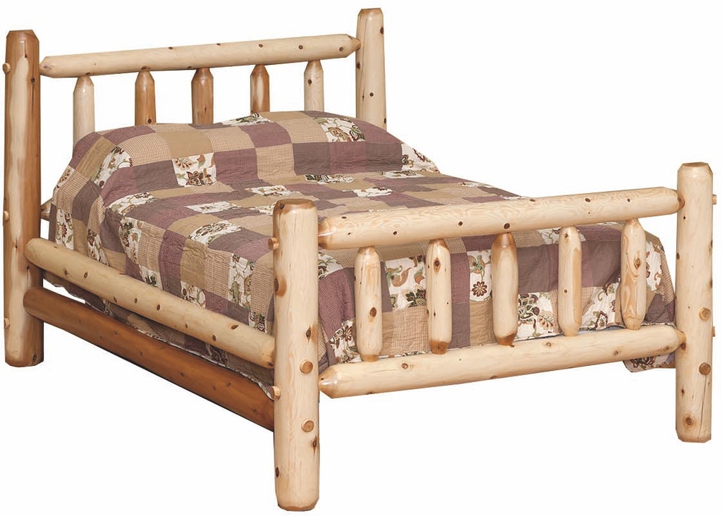 Log Queen Bed Frame Table Frame