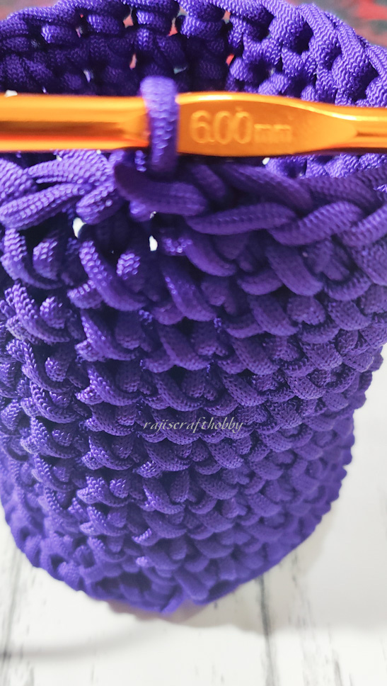 Crochet Macrame Cord Basket by Raji's Craft Hobby Underground Crafter