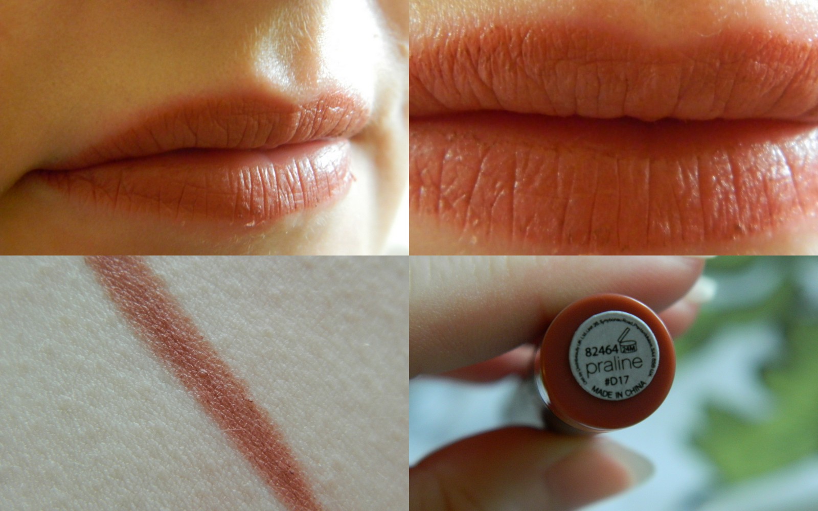 ELF Studio Matte Lip Colour 'Natural' & 'Praline' • Of Beauty And