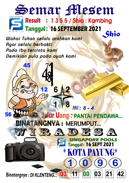 Prediksi Sgp Hari Ini 16 September 2021 New Nomor