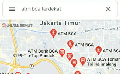 atm bca terdekat dari lokasi saya sekarang