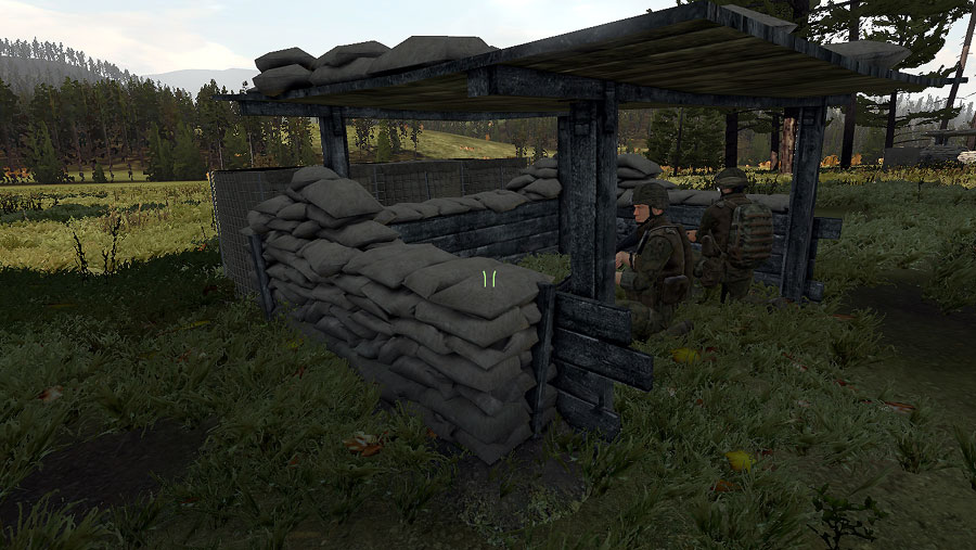 Real and Simulated Wars ArmA 2 Bunkers Need Better Frontal Cover