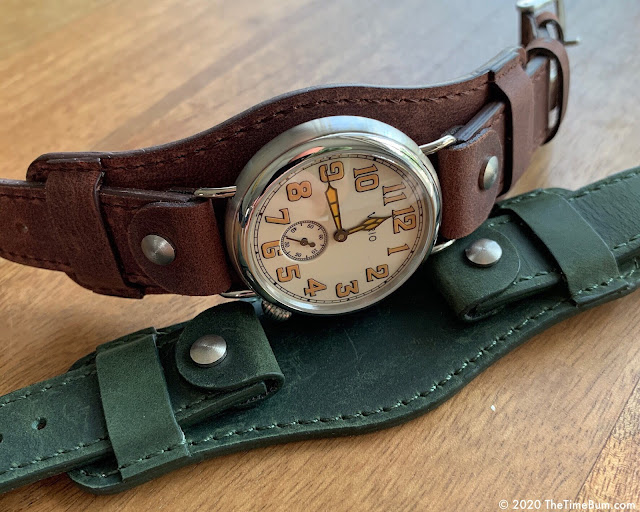 Vario 1918 Trench Watch brown and green bund