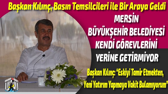 Anamur Haber,Anamur Son Dakika,Anamur Belediyesi,Hidayet Kılınç,