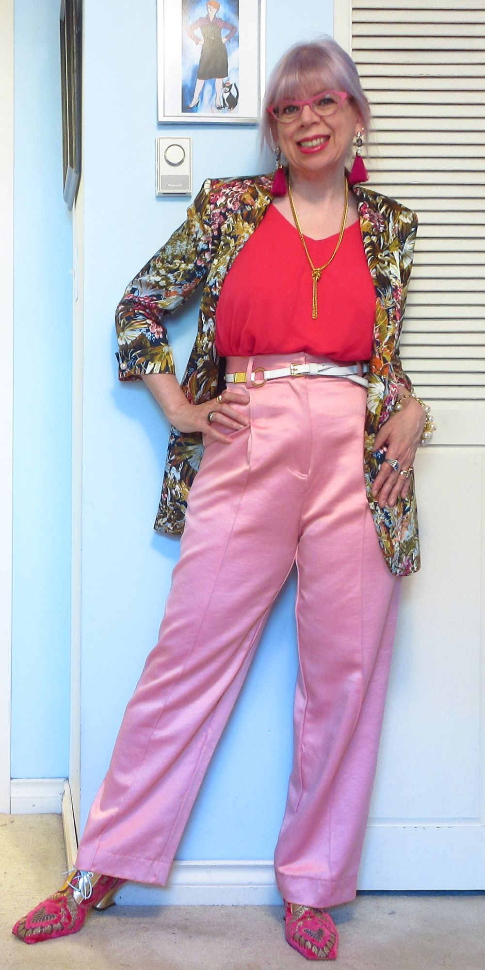 Ephemera: Official Pinks, and Big Boss Lady Pants Flashback
