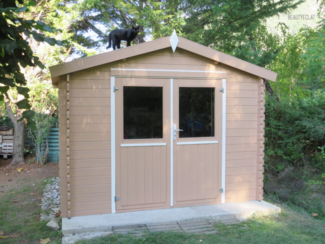 relooking abri jardin bois dulux valentine avant apres
