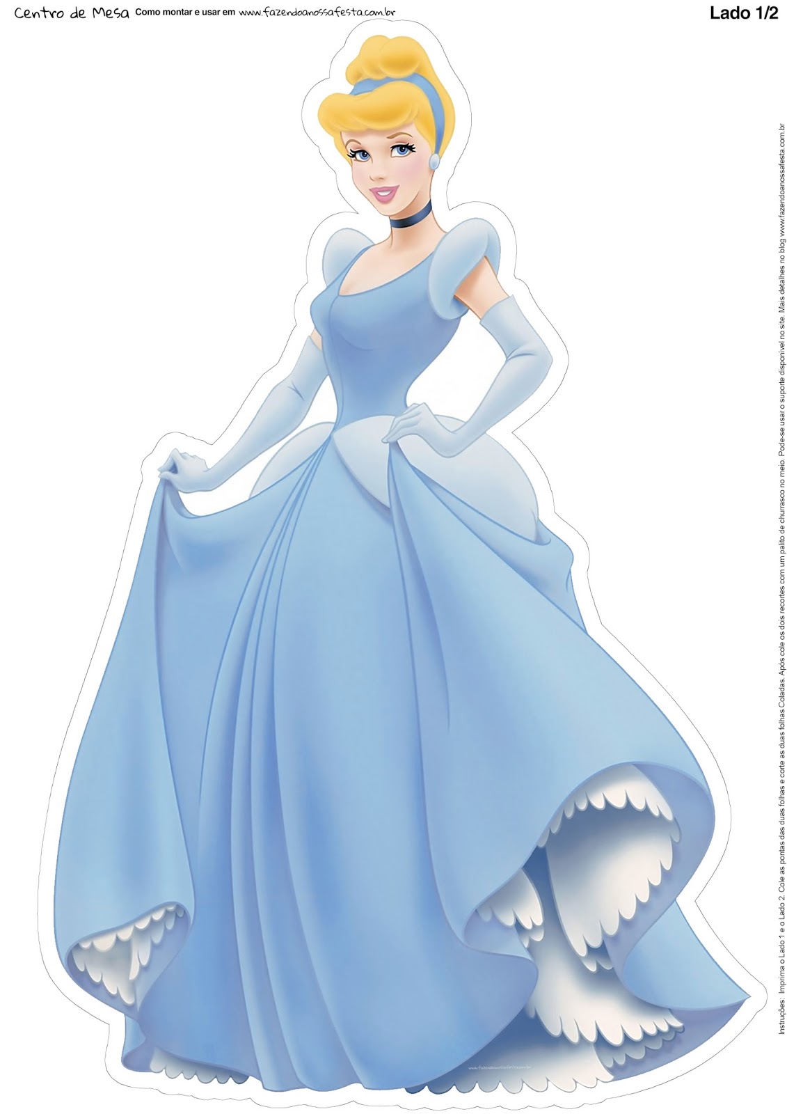 Cinderella Free Printable Centerpieces Oh My Fiesta In English Cinderella Free Printable Centerpieces Oh My Fiesta In English