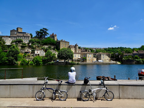 French Village Diaries a lucky escape in the Lot cycling holidays Brompton France