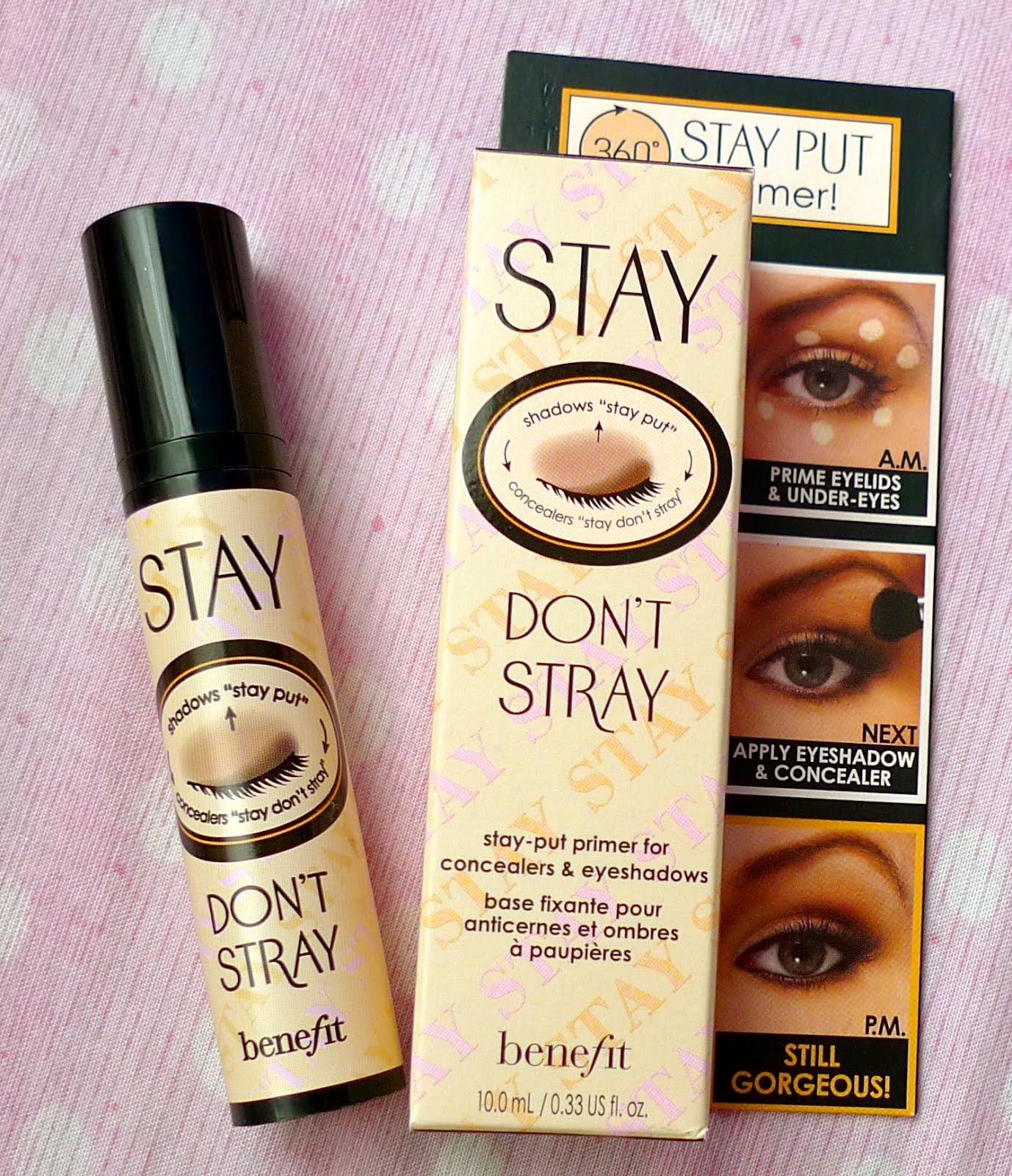 Review Benefit Stay Don't Stray Eyeshadow and Concealer Primer