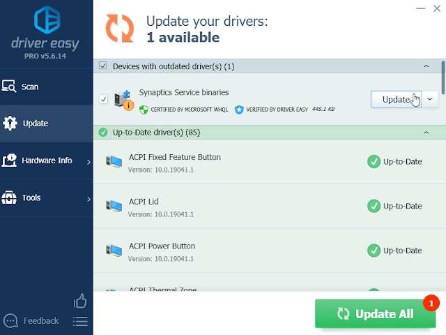 Driver Easy Update