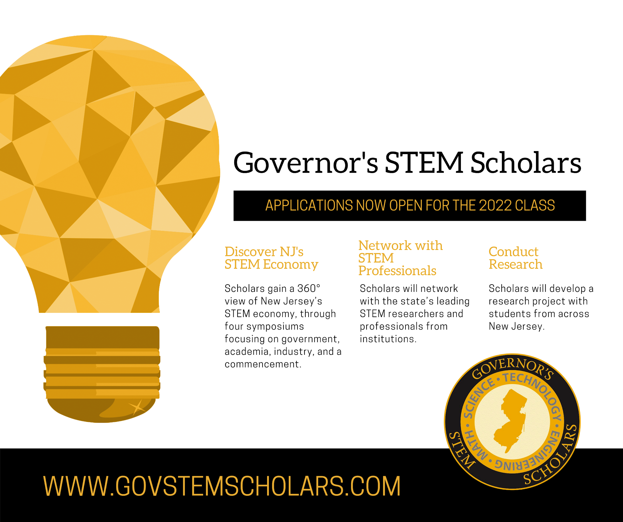 Communications High School Guidance Department Governor's STEM Scholars