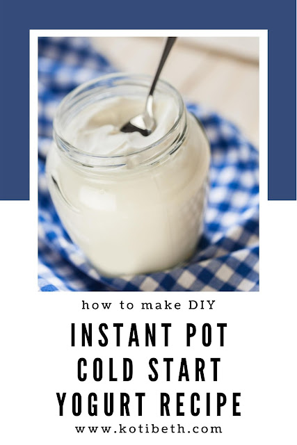 Recipe how to make instant pot yogurt. Learn how to make homemade Greek easy yogurt with yogurt setting. Make this recipe cold start with Fairlife milk. Make plain Greek yogurt or cold start with creamer or cold start with sweetened condensed milk. This no boil recipe easy for Greek cold start yogurt. Just two ingredients plus your sweetener if desired. #instantpot #yogurt #coldstart #recipe