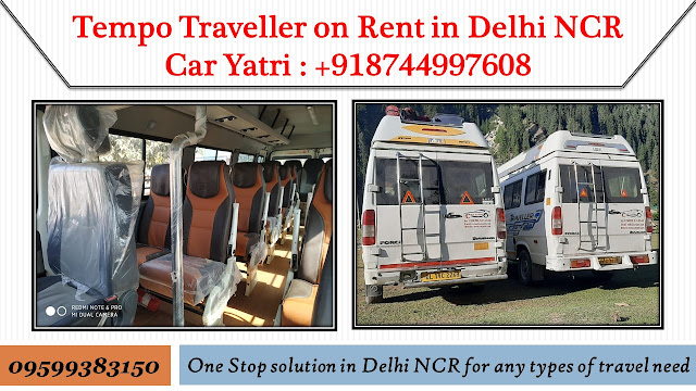 17 seater Tempo Traveller on Rent service in Delhi NCR