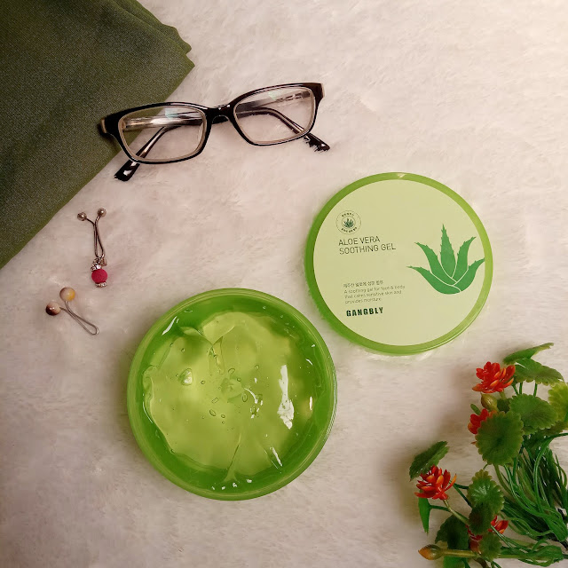 review gangbly aloe vera soothing gel 