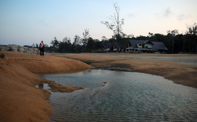 Small lagoon at the Kasturi Resort