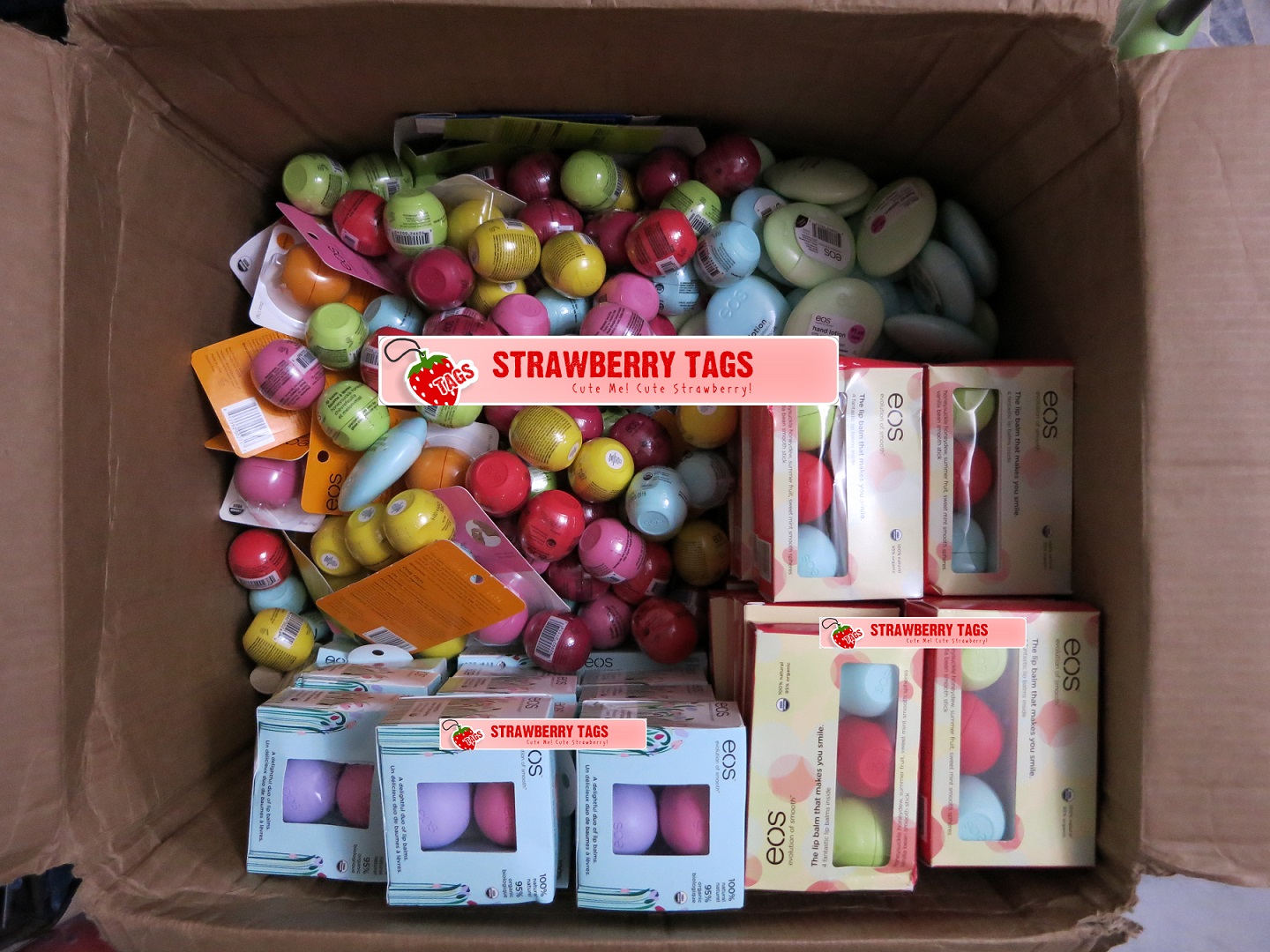 StrawBerry TaGs EOS Smooth Lip Balm Collection (Ready Stock in Malaysia)