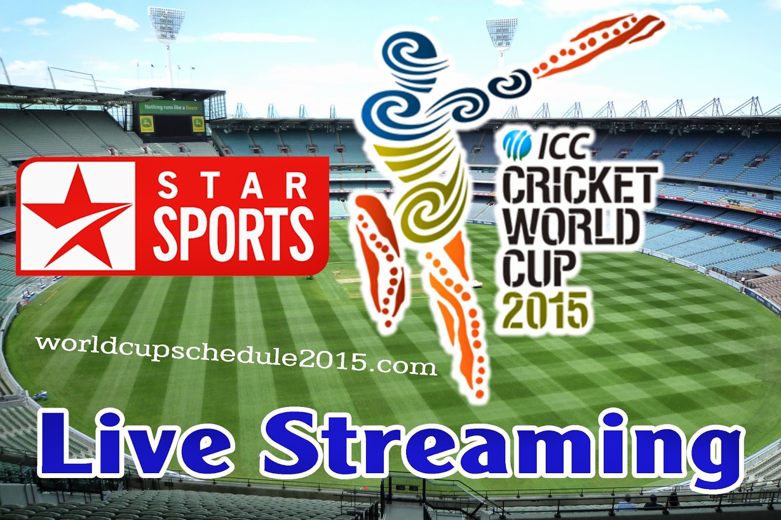 Cricket World Cup 2015 Live Streaming 