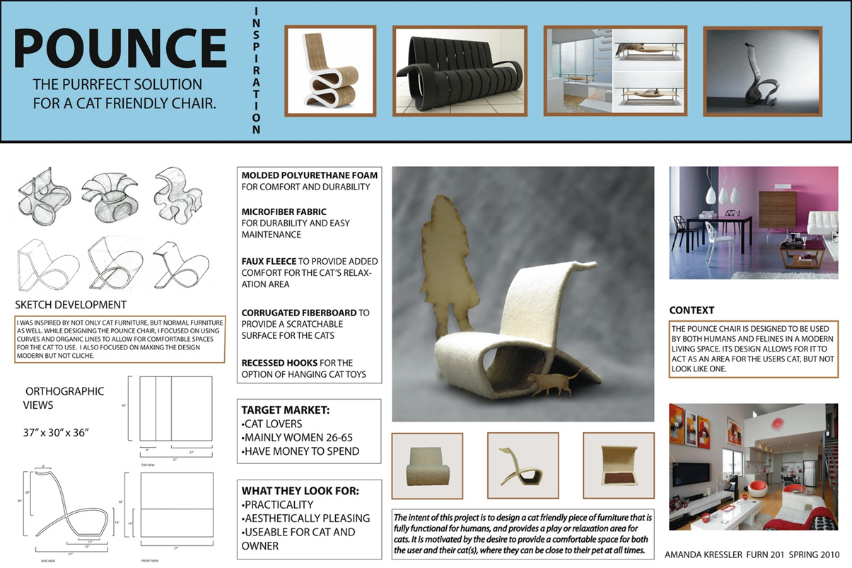 furniture design presentation boards