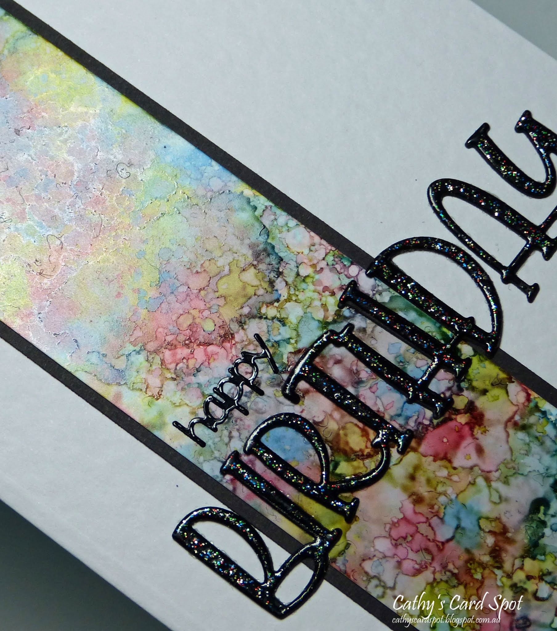 Cathy’s Card Spot: Sparkle on your birthday!