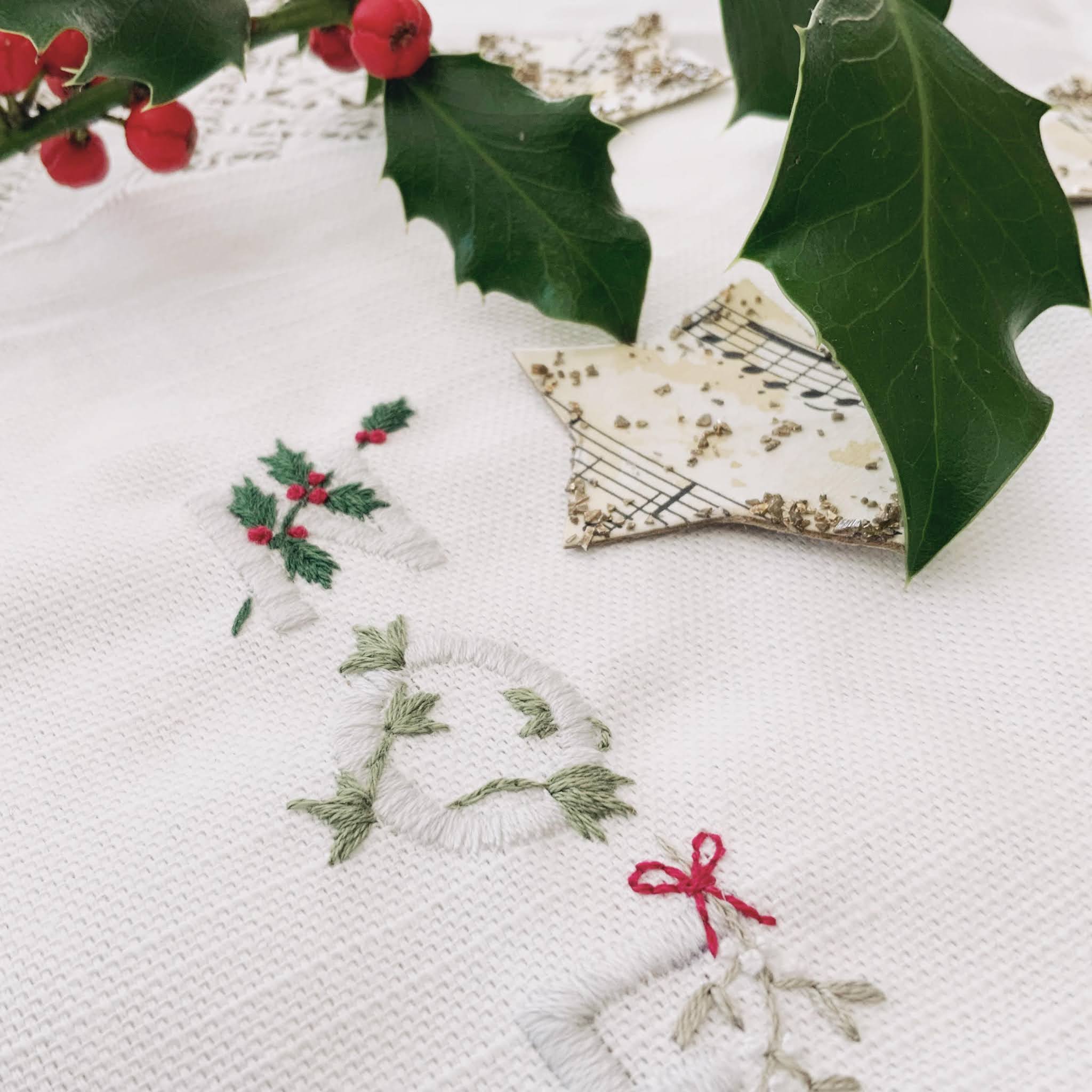 Christmas Charity Pattern 2021 ~ Noel Embroidery | A Little Happy Place