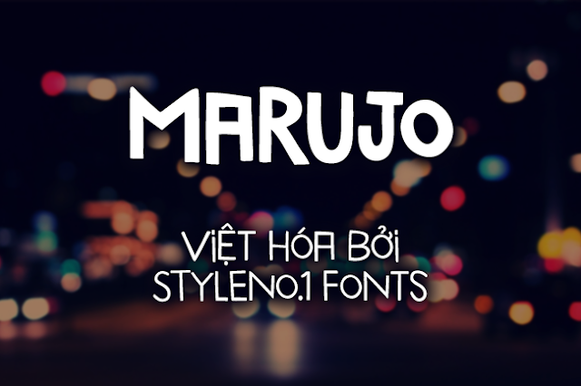 [Crazy Cute] Marujo Việt hóa (3 fonts)