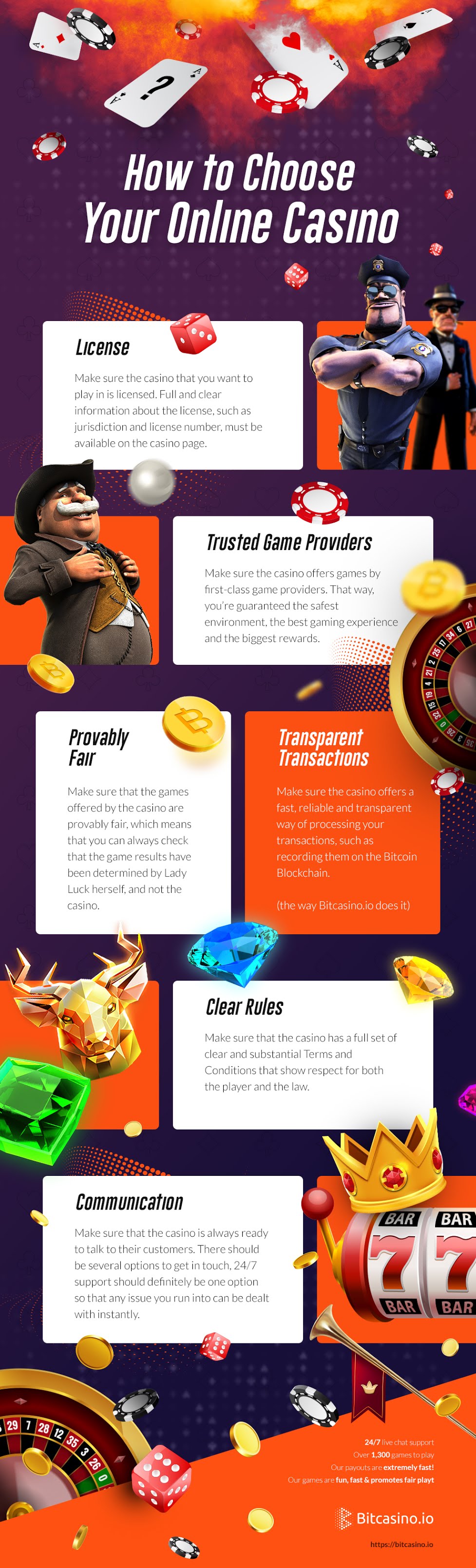 How To Choose An Online Casino #infographic