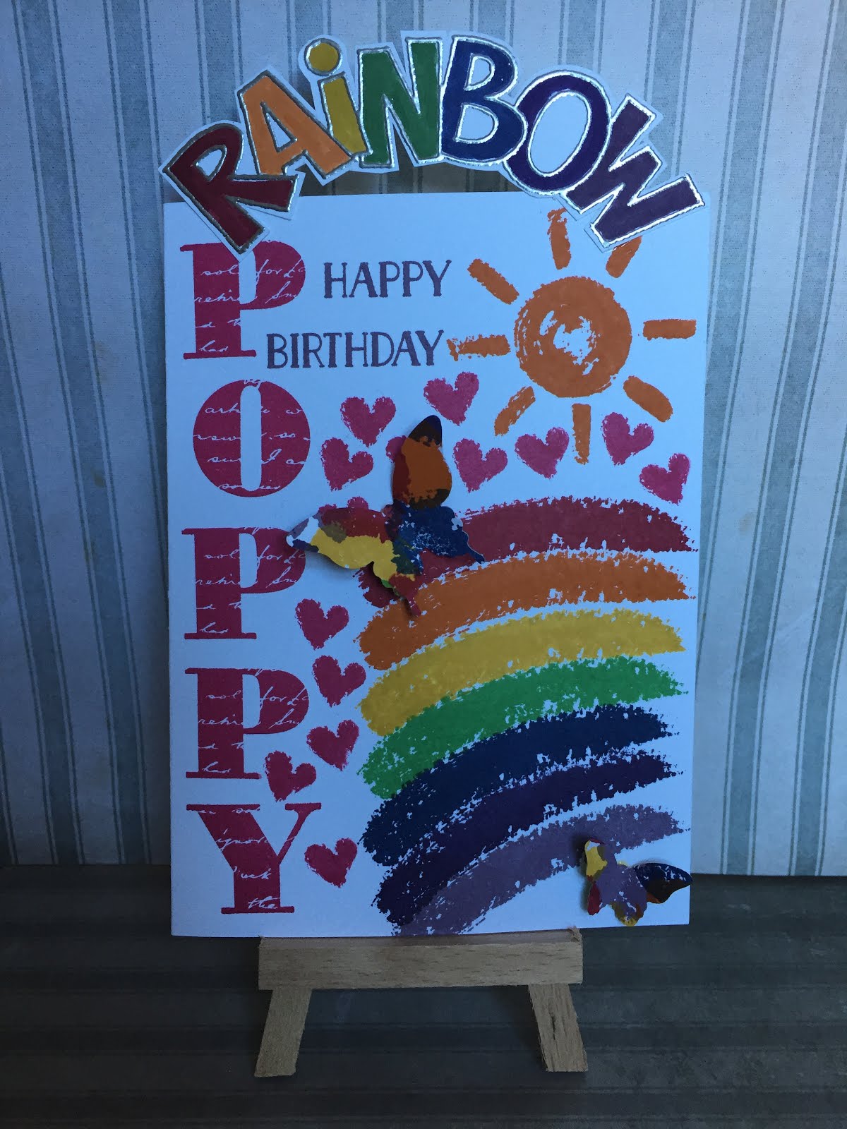 A card for Poppy
