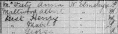 1911 census of Canada, Ontario, district 90, sub-district 15, Elmsley North Township, p. 4; RG 31; digital images, Ancestry.com Operations, Inc., Ancestry.com (www.ancestry.com : accessed 18 Nov 2013); citing Library and Archives Canada microfilm T-20381.