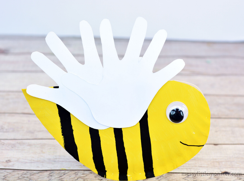 Paper Plate Bee Craft Messy Little Monster