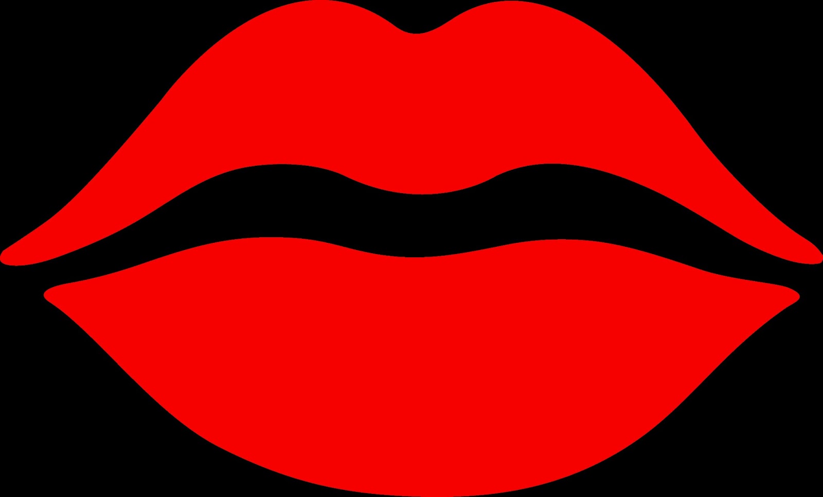 clip art big red lips - photo #18