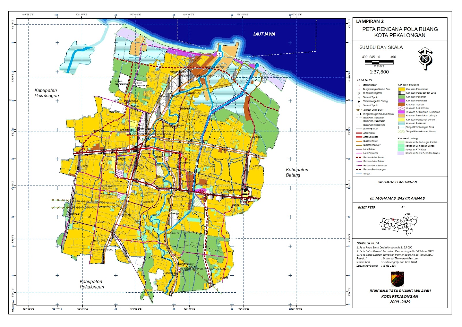 Peta Kota: Peta Kota Pekalongan