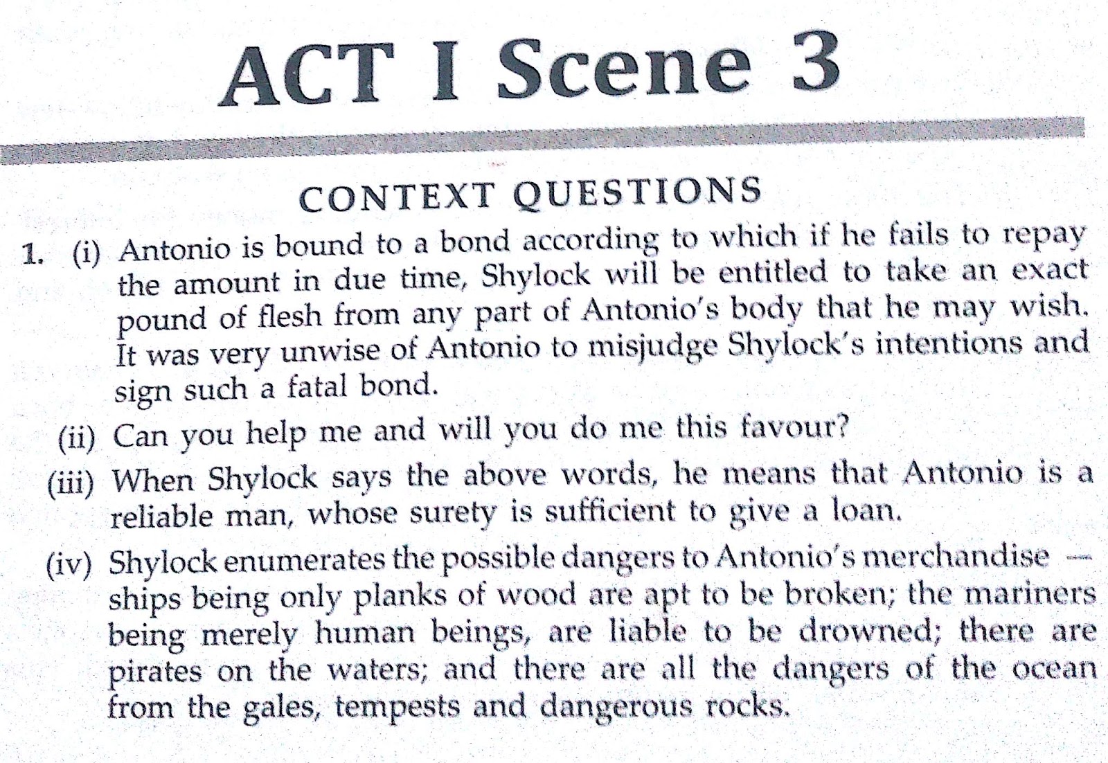 Merchant of venice sparknotes translation image