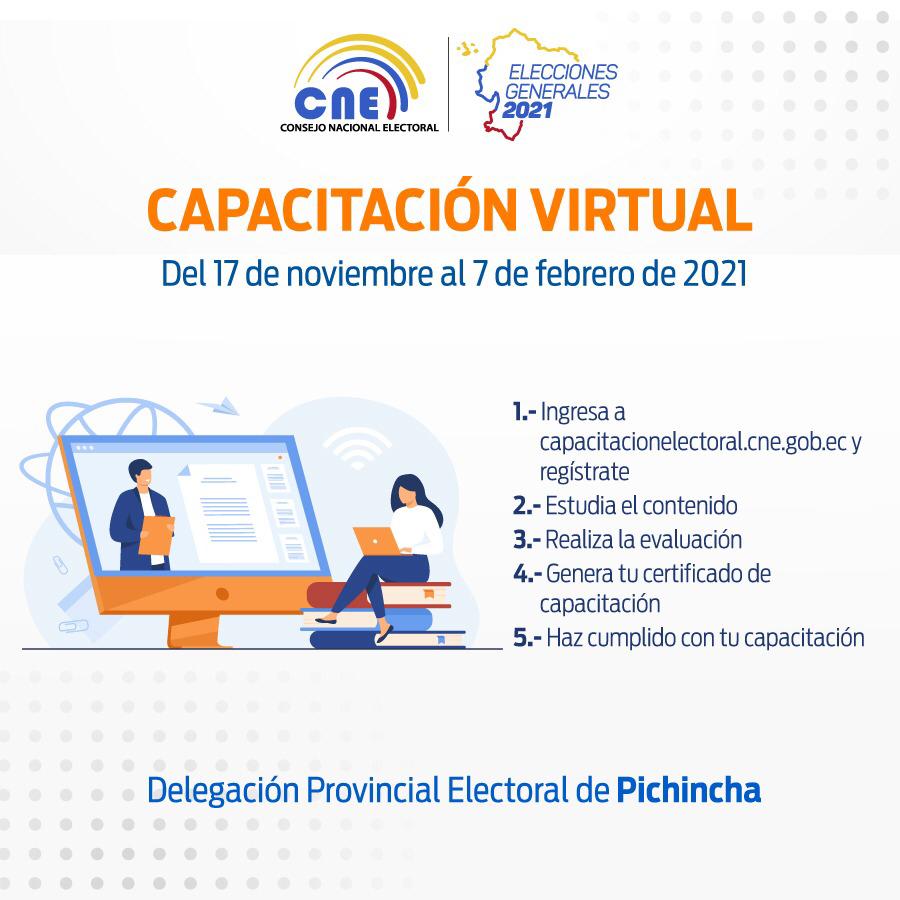 UCEDTIC CNE Capacitación Virtual del 17 de noviembre 2020 a 7 de